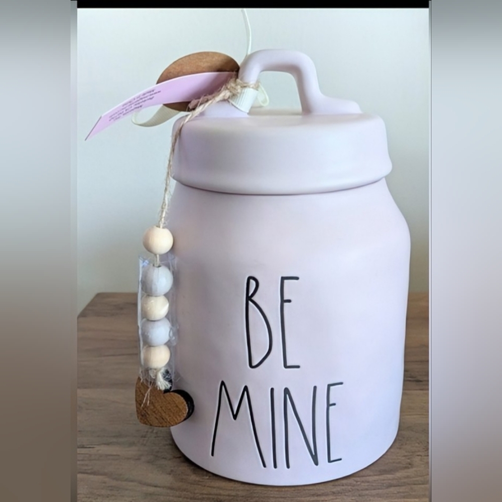 Rae Dunn Pink Artisan Ceramic Jar